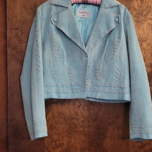 Unique Genuine Leather Jacket L - Picture 1 of 9